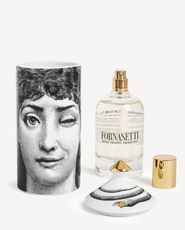 Spray profumato per ambiente - Decoro Mascherina - Fragranza Frutto Proibito Fornasetti 