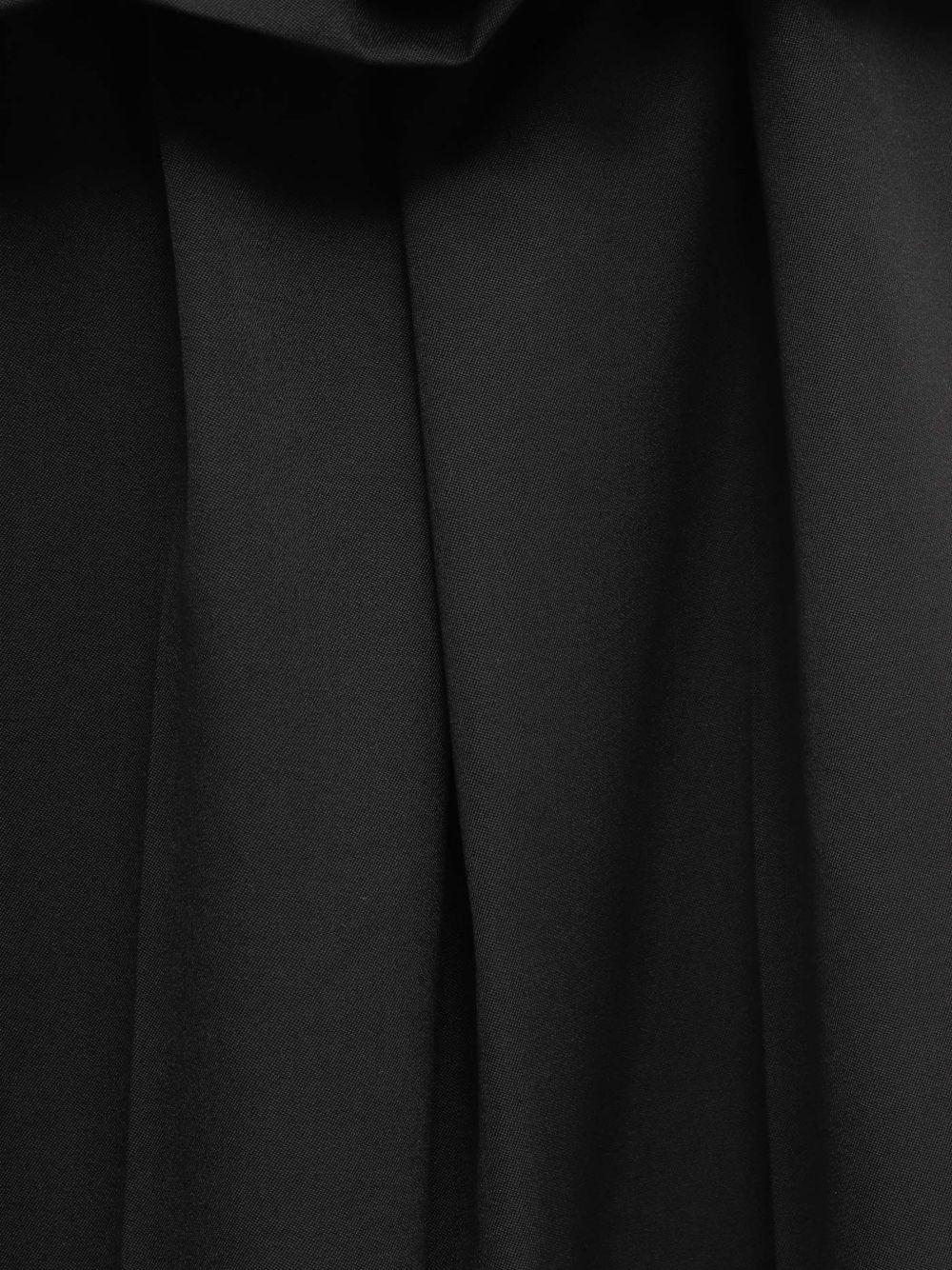 Pantaloni a vita con volant Kira in nero Khaite - donna 