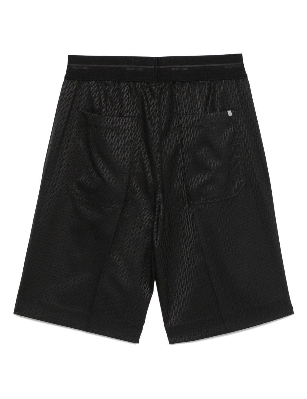 Shorts con logo jacquard Helmut Lang - uomo 