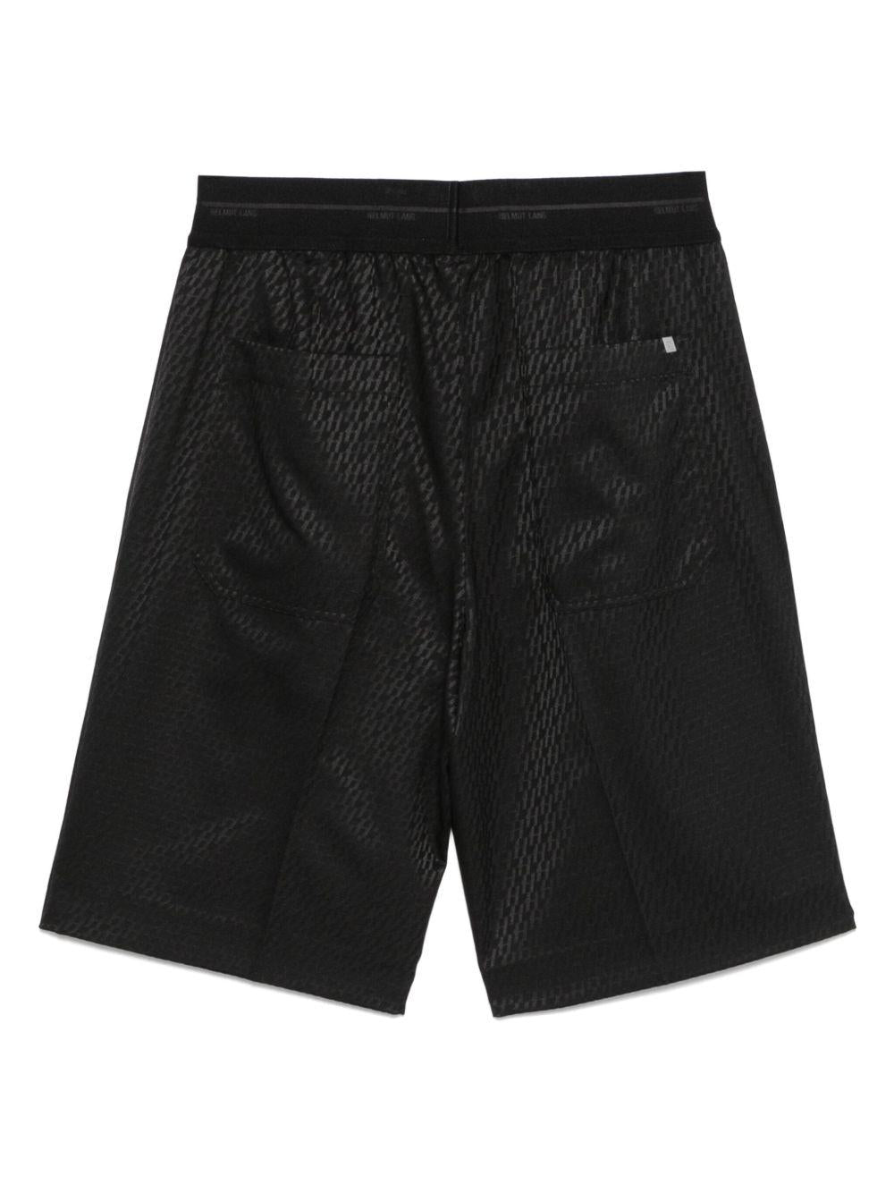 Shorts con logo jacquard Helmut Lang - uomo 