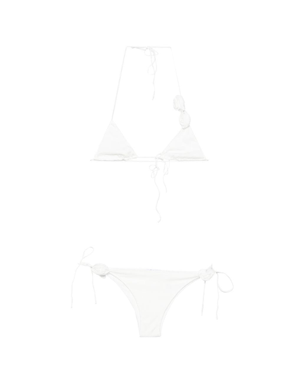 Completo bikini rosa da sposa in bianco Oséree - donna 