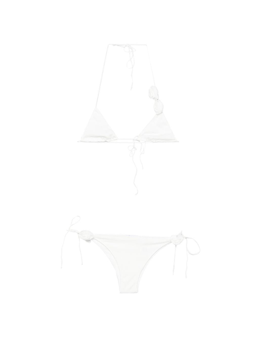 Completo bikini rosa da sposa in bianco Oséree - donna 