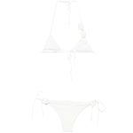 Completo bikini rosa da sposa in bianco Oséree - donna 
