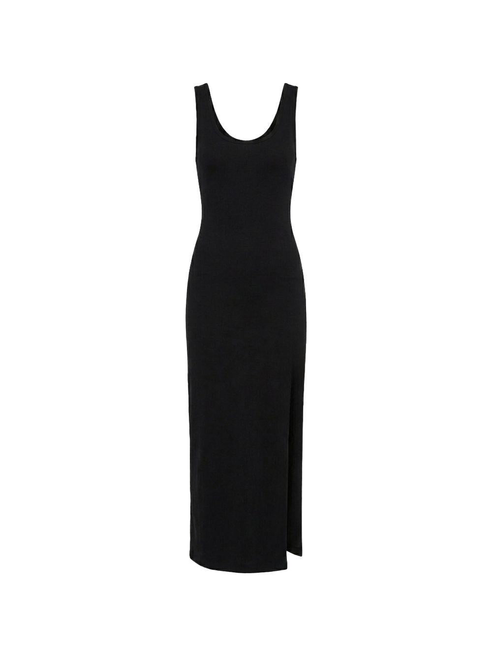 Abito midi in cotone opaque in nero Wardrobe NYC - donna 