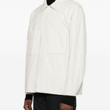 Cappotto monopetto in bianco Laminar - uomo 