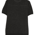 T-shirt girocollo in grigio Kangra - uomo 