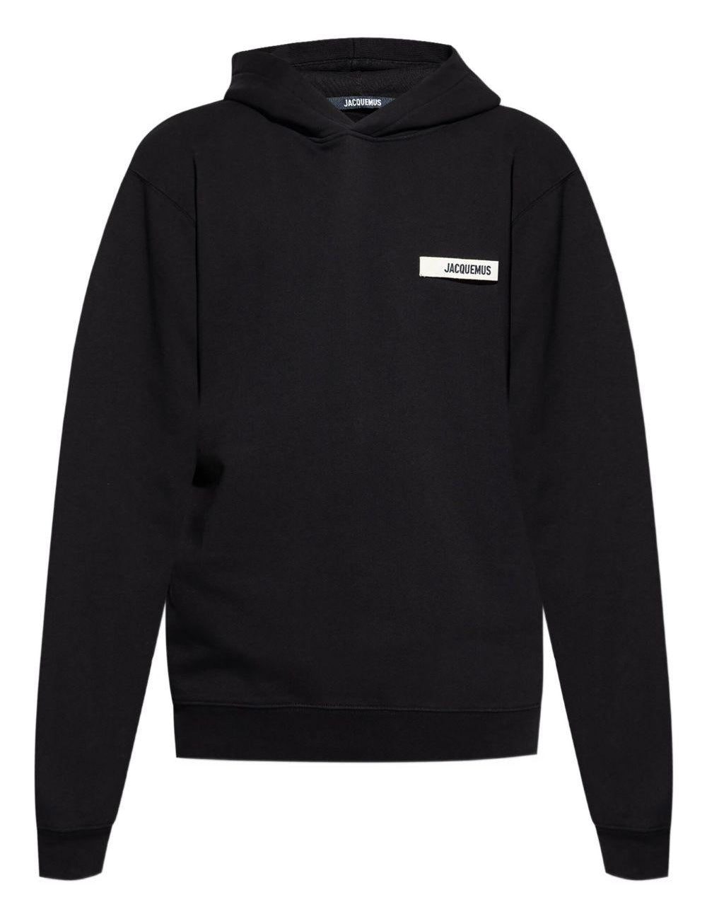 Felpa Le Hoodie Gros Grain in nero 