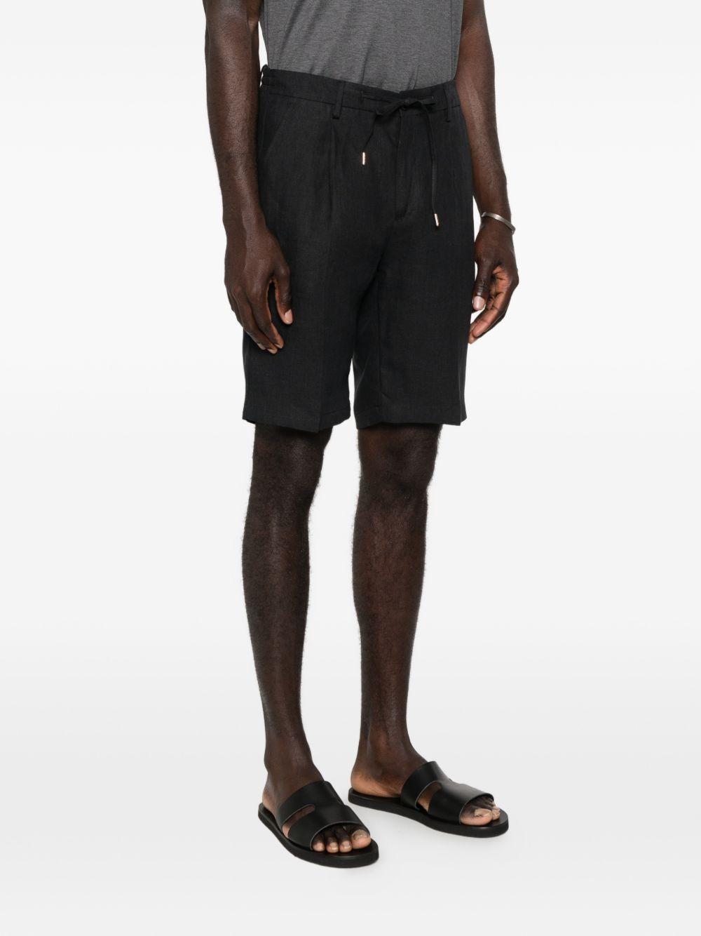Pantaloncini chino a pieghe in nero Briglia 1949 - uomo 