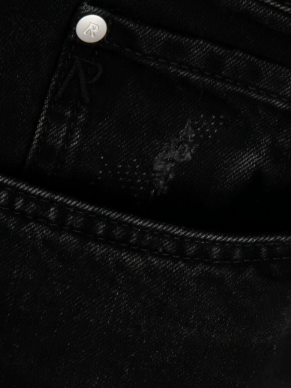 Jeans heaton in denim nero 