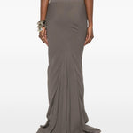 Gonna maxi coda in grigio Rick owens - donna 