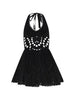 Abito corto sandlight in nero charo ruiz - donna