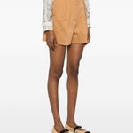 Shorts tabacco  in marrone Maxmara - donna 