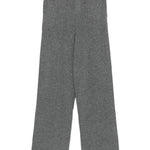 Pantaloni in cashmere in grigio Gotha - donna 