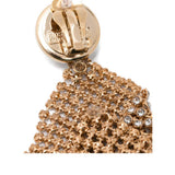 Orecchini in maglia mettalica con perle frizz in oro Rosantica - donna 
