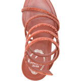 Sandali cleo con cristalli in marrone mocha Rene caovilla - donna 