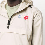 Giacca con cappuccio x K-Way in beige - unisex 