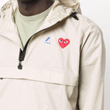 Giacca con cappuccio x K-Way in beige - unisex 