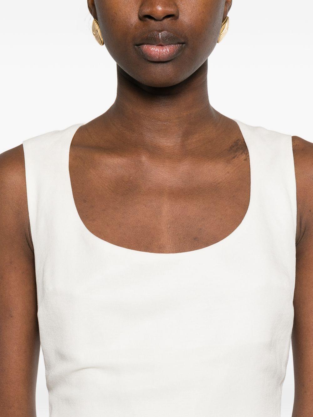 Abito la robe tablier in bainco Jacquemus - donna 