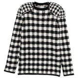 Maglia con spalline in bianco e nero Comme Des Garçons - donna 