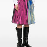 Gonna midi block multicolore Chopova Lowena - donna 