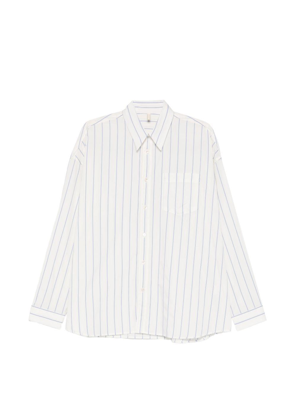 Camicia a righe in bianco Sunflower - uomo 