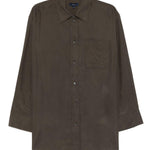 Camicia con taschino in verde Soeur - donna 