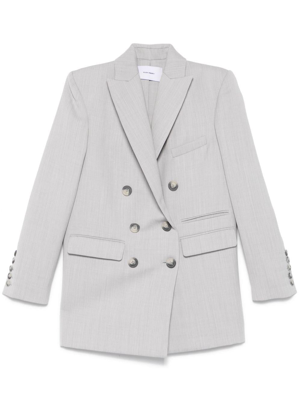 Giacca doppiopetto in grigio Alex perry - donna 