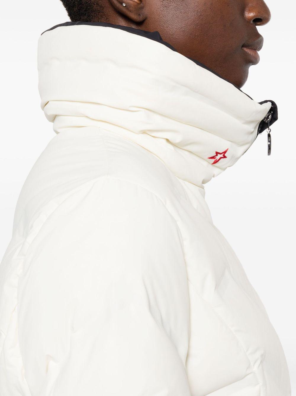 Giacca da sci bicolore in bianco e nero Perfect moment - donna 