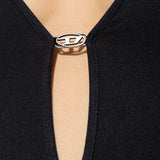 Body Ufby-Oval-D in nero Diesel - donna 