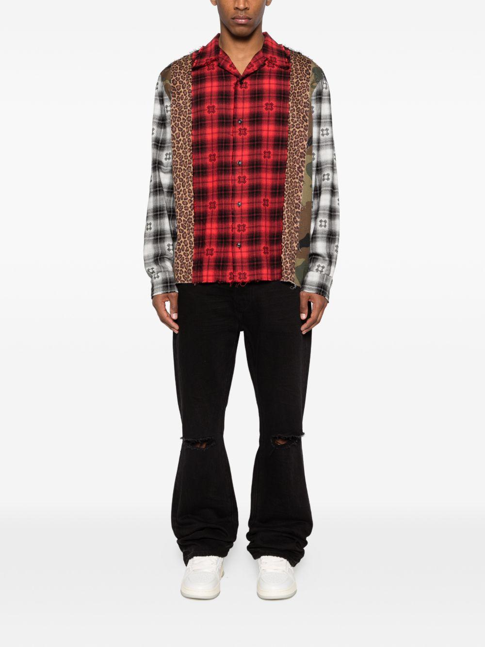 Camicia spliced ma quad multicolore Amiri - uomo 