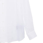 Camicia a maniche lunghe con bottoni in bianco Zegna - uomo 
