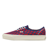 Sneakers LX Authentic 44 EK Punk Check in rosso e blu Vans - unisex 