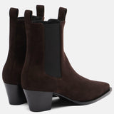 Stivaletti in suede in marrone Toteme - donna 