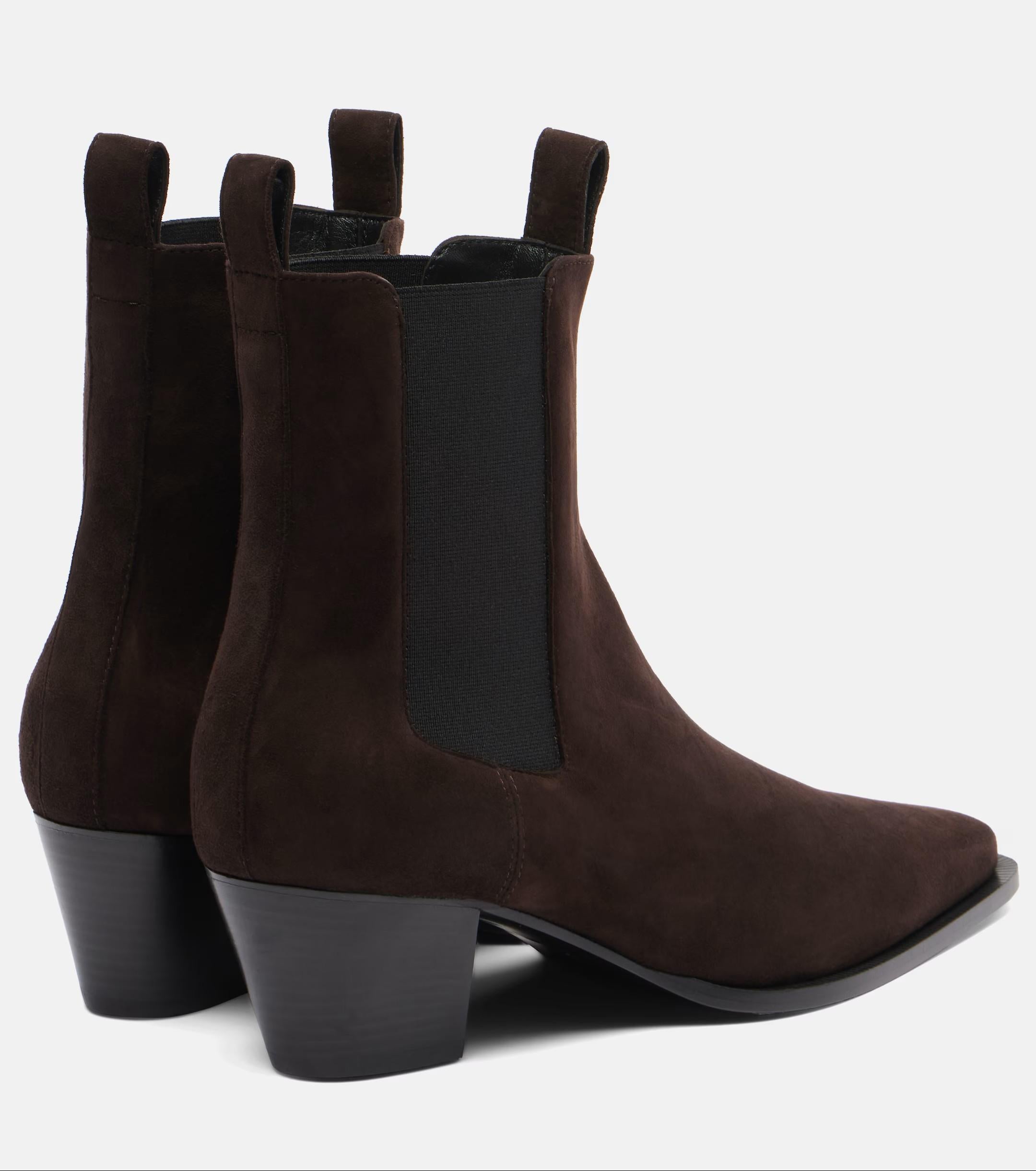 Stivaletti in suede in marrone Toteme - donna 