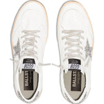 Sneakers ball star in bianco e argento Golden goose - donna 
