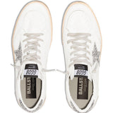 Sneakers ball star in bianco e argento Golden goose - donna 