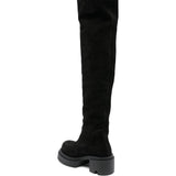 Stivali con plateau da 75 mm in nero Rick owens - donna 
