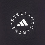 Shorts con logo in nero Adidas by Stella Mc Cartney - donna 