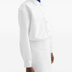 Giacca tecnica con orlo elasticizzato in bianco Jil Sander - donna 