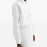 Giacca tecnica con orlo elasticizzato in bianco Jil Sander - donna 