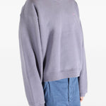 Felpa ricamata in viola Erl - unisex 