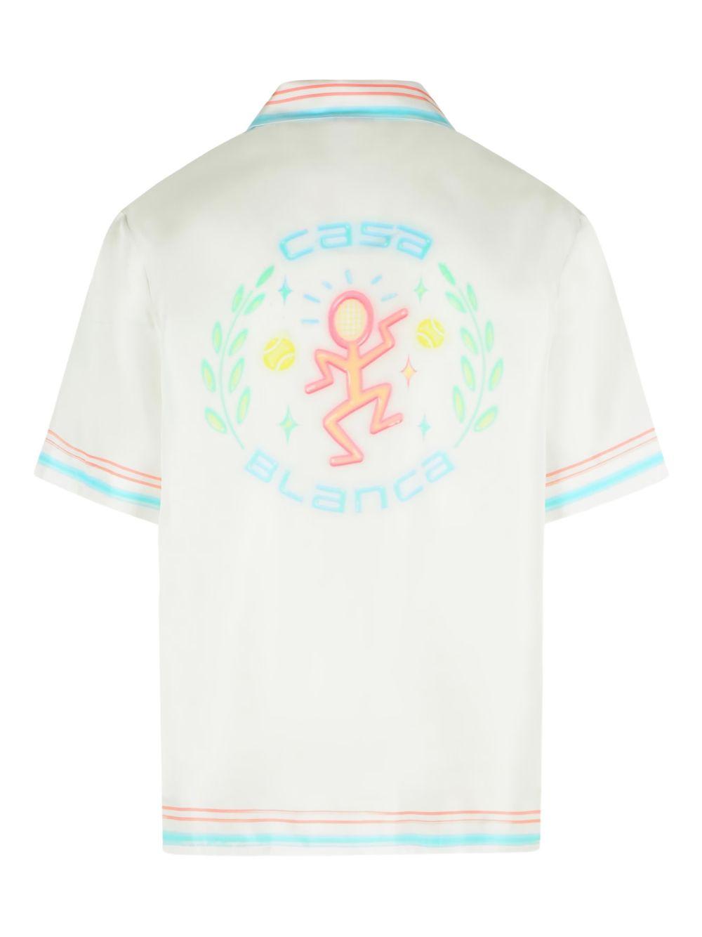 Camicia con stampa Dance Joy in bianco Casablanca - uomo 
