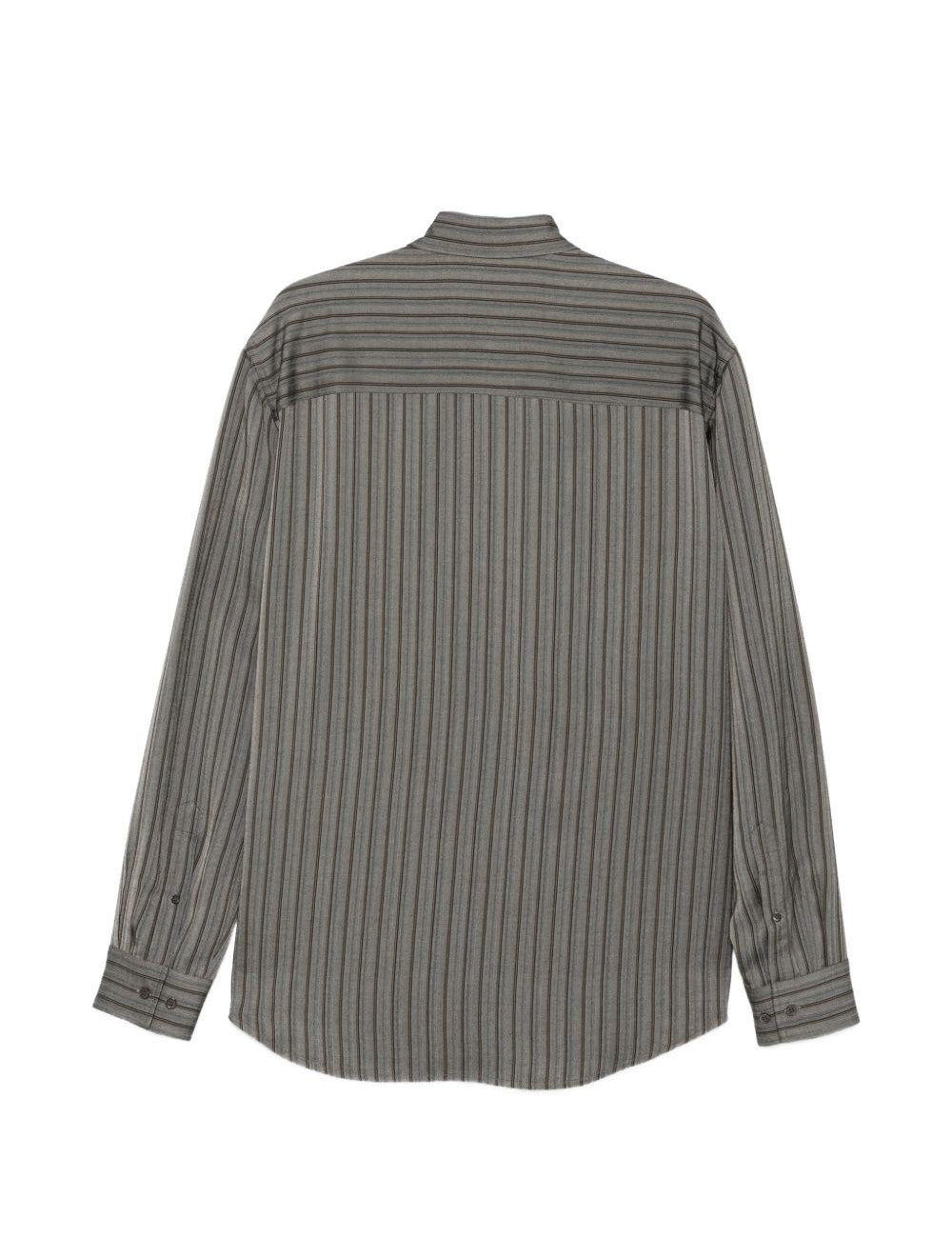 Camicia a righe caper in grigio Dries van noten - donna 