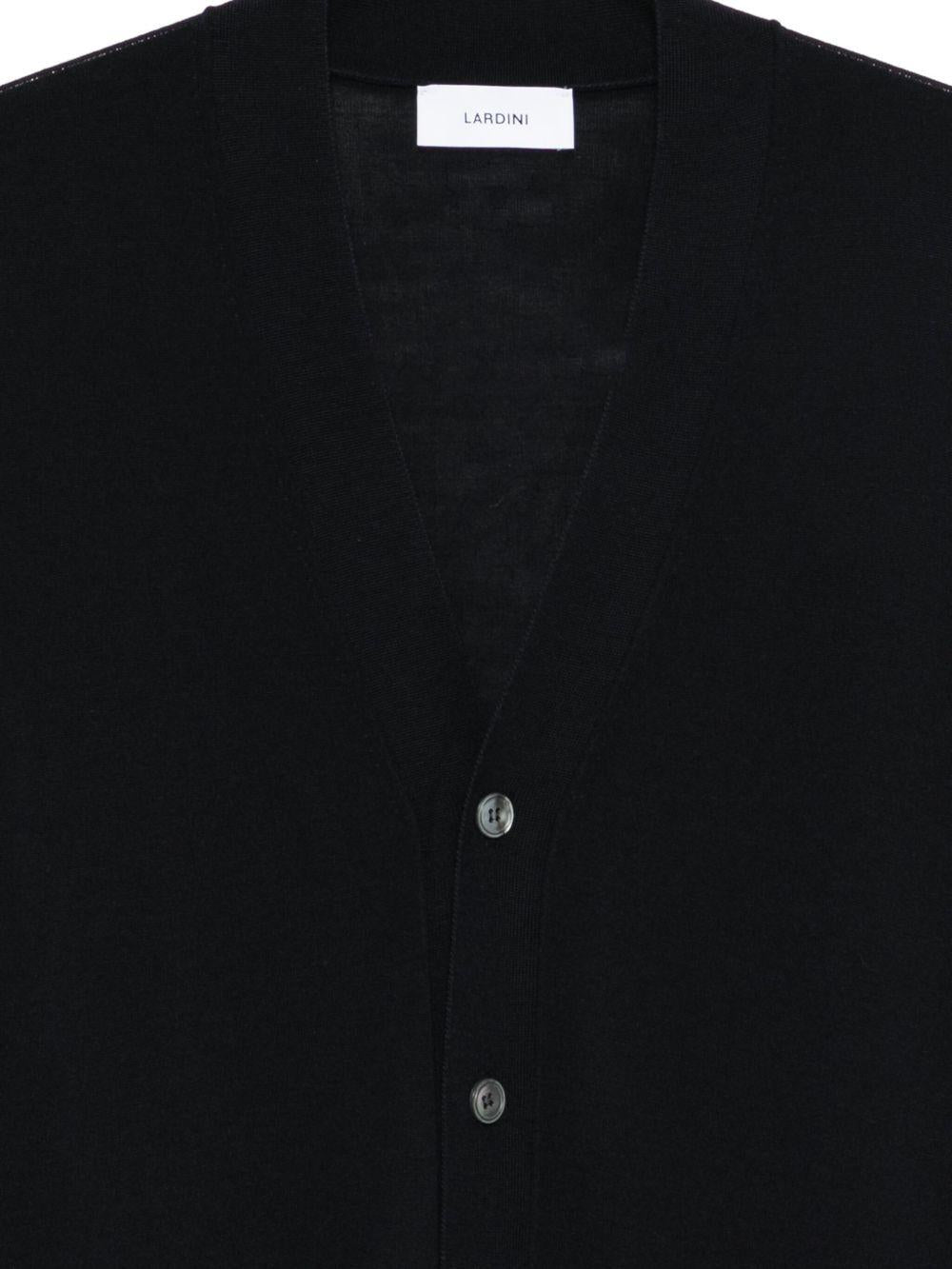 Cardigan con scollo a V in nero 