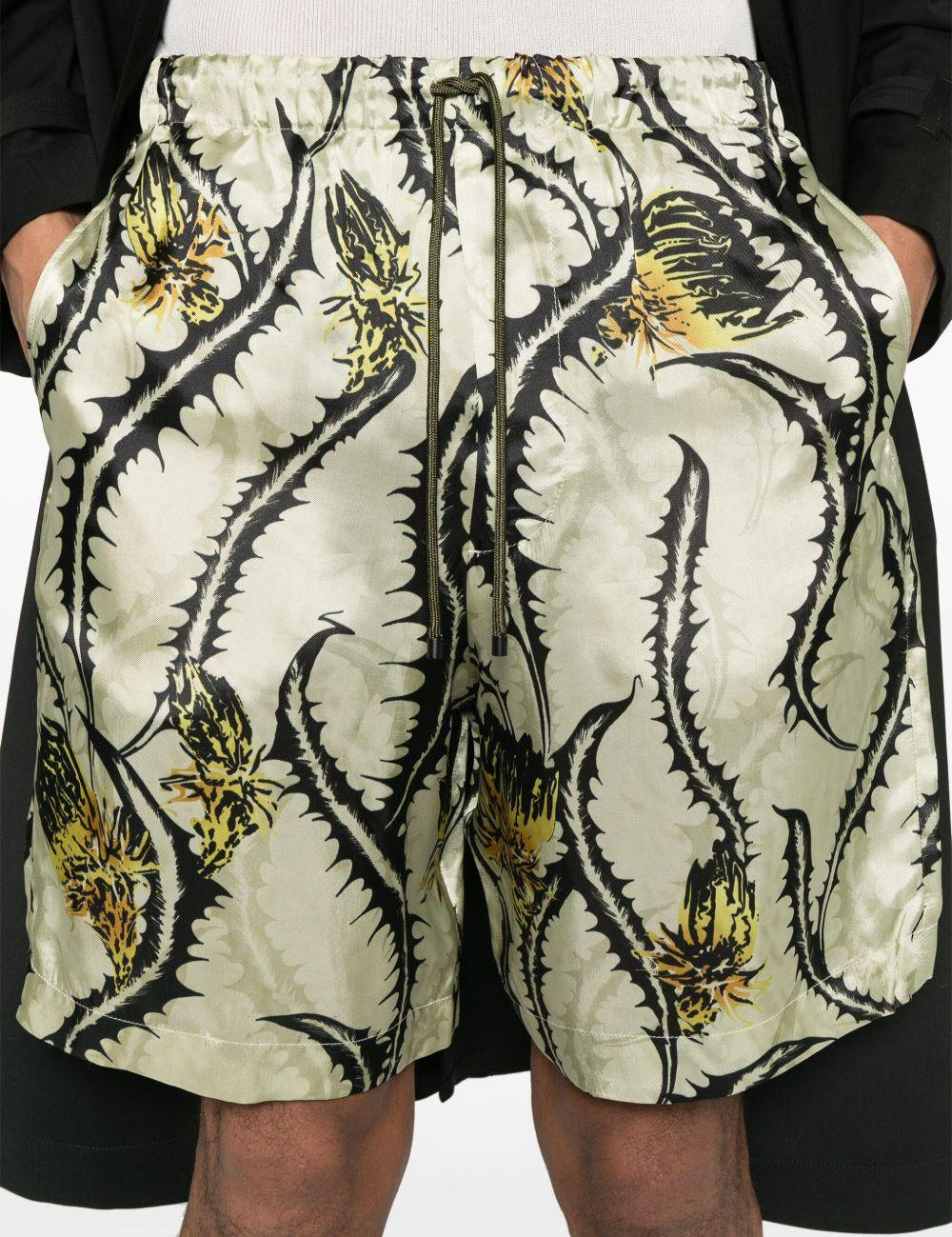 Short piperi con stampa cardo multicolore Dries van noten - uomo 