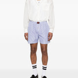 Shorts a righe in blu Willy chavarria - uomo 
