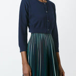 Cardigan corto in blu Comme Des Garçons - donna 