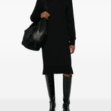Abito midi a collo alto in nero Toteme - donna 