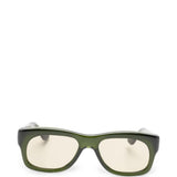 Occhiali da sole quwa con montatura rettangolare in verde 