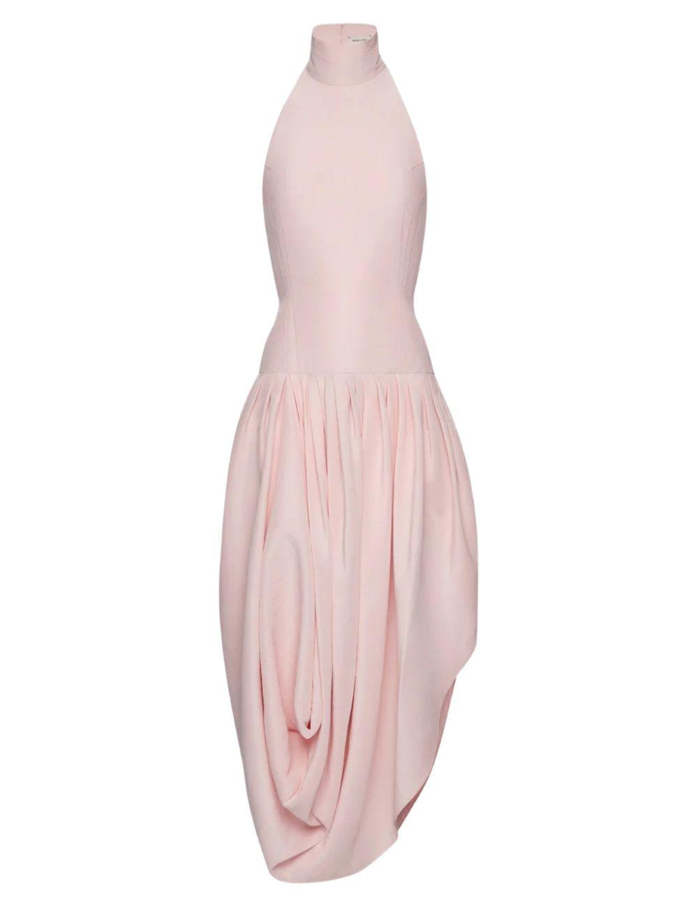 Abito con gonna drappeggiata in rosa Magda butrym - donna 